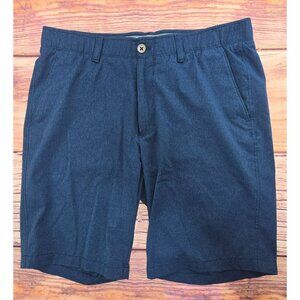 Under Armour Mens HeatGear Loose Fit Shorts Size 36 Navy Blue